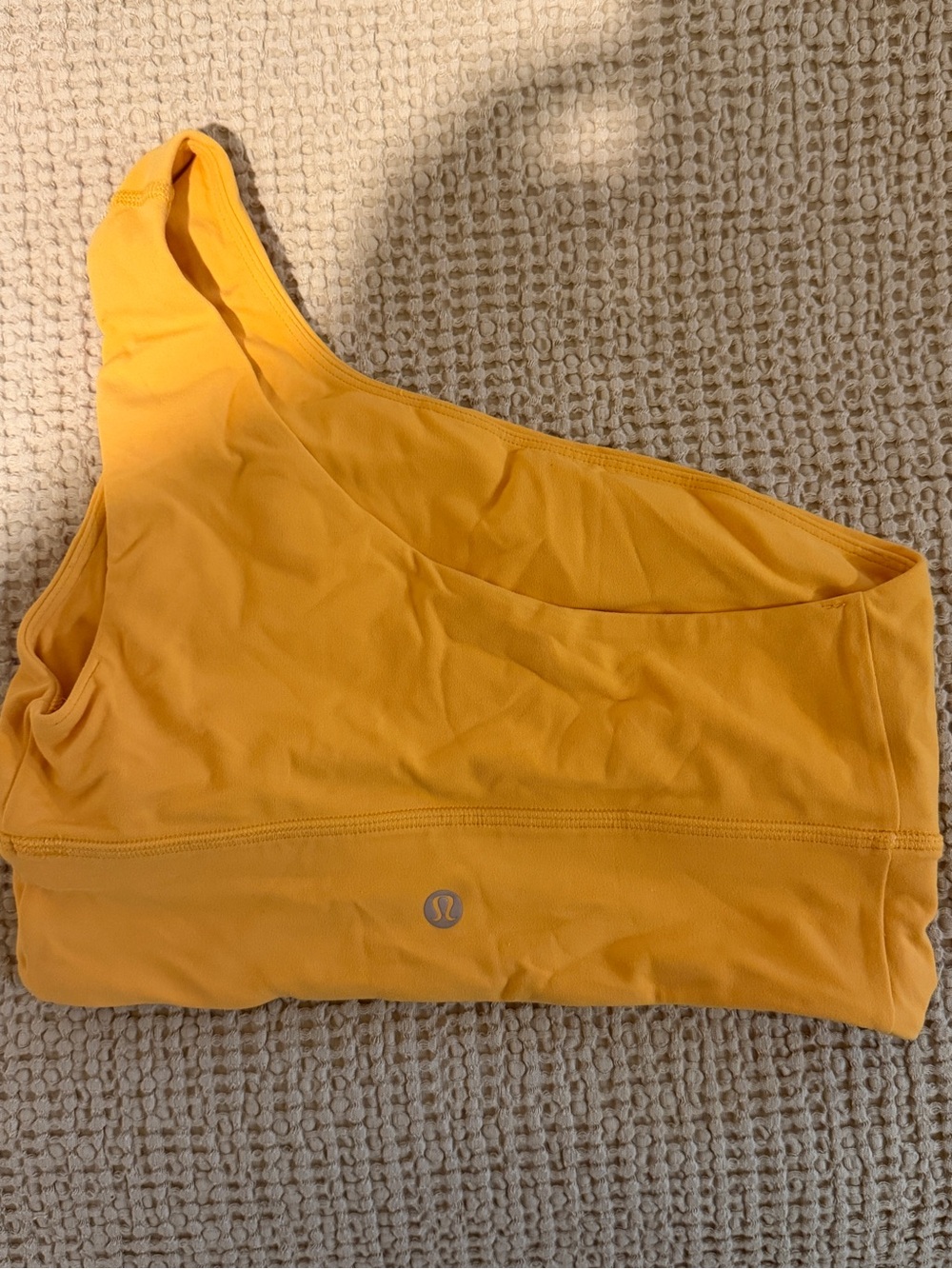 lululemon athletica Asymmetric One-Shoulder Swim Top in Bright Yellow